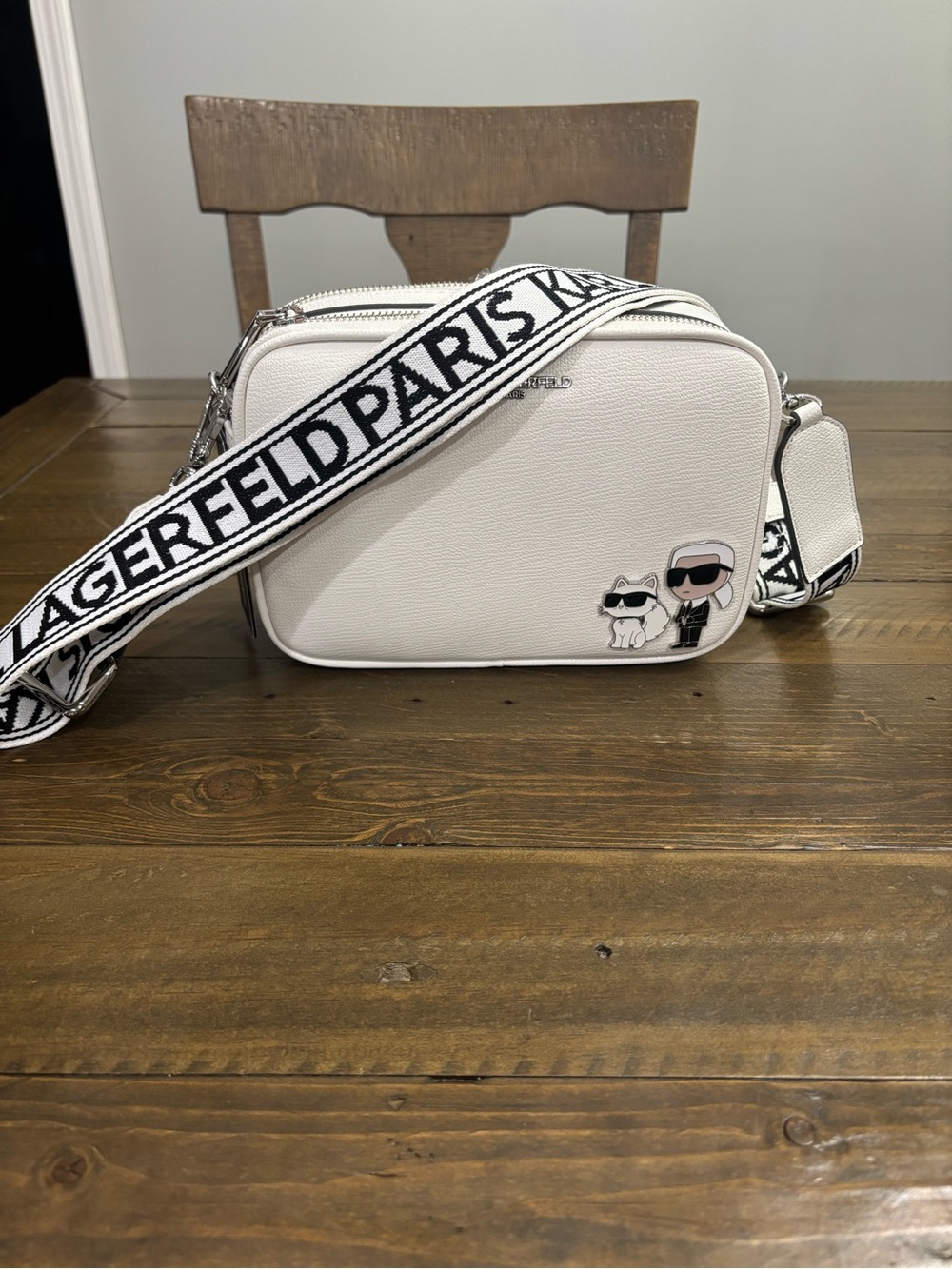 Karl Lagerfeld Paris Maybelle Camera Crossbody Bag